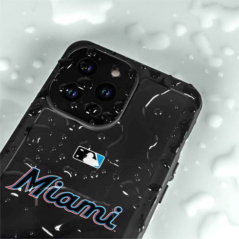 MLB Miami Marlins Jersey Alternate iPhone 15 Pro Waterproof Case